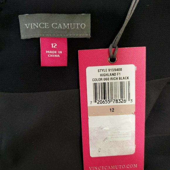 VINCE CAMUTO Black Ruffle Crepe Miniskirt - Picture 7 of 9